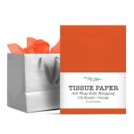 Ocean Tides 100 Sheets (14 x 20 Inches) Christmas Wrapping Paper - Gift Wrapping Tissue Paper Bulk for Crafts, Birthdays, & Holidays - Colored Tissue Papers for Gift Bags & Decorations, Orange