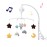 Baby Musical Crib Mobile with Hanging Rotating Toys,Infant Bed Decoration for Newborn Boys and Girls