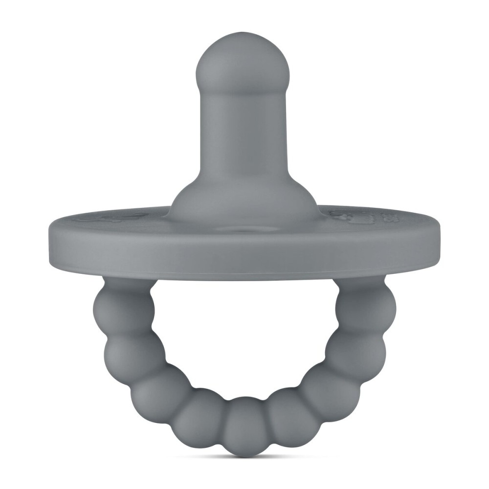 Ryan & Rose Cutie PAT Pacifier Teether (Stage 2, Charcoal)