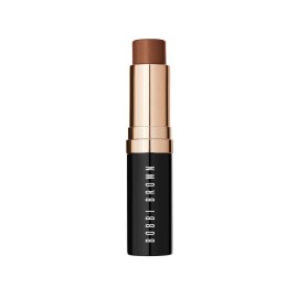 Bobbi Brown Skin Foundation Stick | Portable & Creamy with Medium-to-Full Coverage for Even-Toned Skin, 0.31 Ounce, Neutral Chestnut N-100
