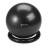 Gaiam Essentials Balance Ball & Base Kit, 65cm Yoga Ball Chair, Exercise Ball with Inflatable Ring Base for Home or Office Desk, Includes Air Pump, Black