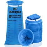 MP MOZZPAK Vomit Bags Disposable 24 Pack - 1000ml Emesis Bags, Leak-Proof Barf Bag, Travel Friendly Puke & Nausea Bag for Motion Sickness, Medical Grade Throw up Relief for Car, AirPlane, & Road Trip
