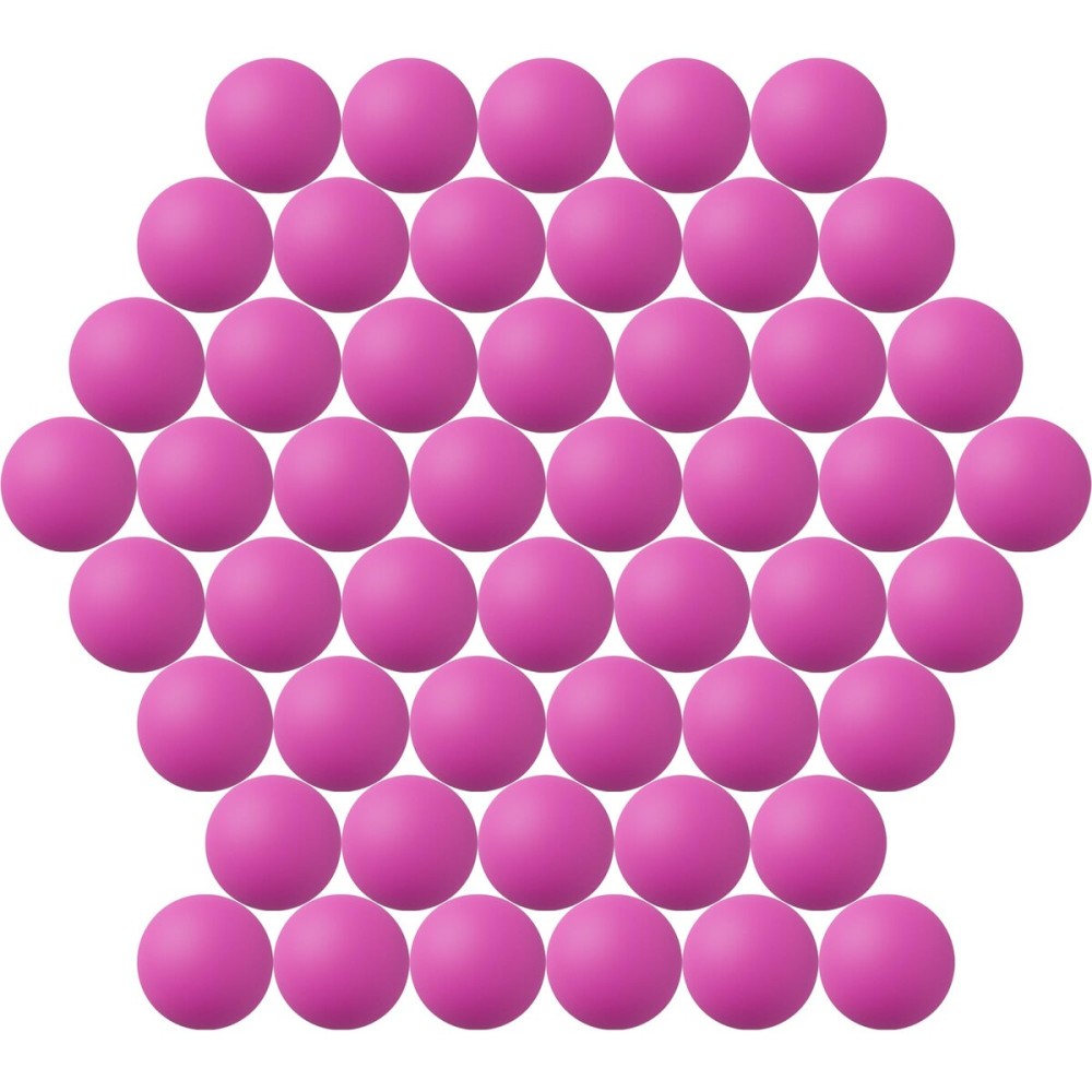40MM Ping Pong Balls, 50 or 80 Pack Assorted Colored Tennis Balls Multi Color Plastic Balls Fun Beer Ping Pong Balls Bulk for Beer Pong Balls, Arts and Craft, Party Decoration, Cat Balls(50pcs-Purple)