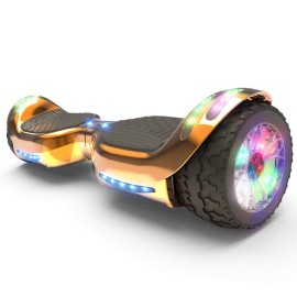 HOVERSTAR All-New HS2.0 Hoverboard All-Terrain Two-Wheel Self Balancing Flash Wheel Electric Scooter with Wireless Bluetooth Speaker