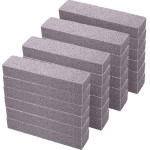 Chinco 24 Packs Pumice Stick for Cheaning, Pumice Scouring Stone Pad Removing Stain Grime Without Leaving Scratches for Kitchen Oven Stove Home Bathroom Toilet Pool House Cleaning Supplies