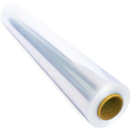 FIESTA WRAPS Clear Cellophane Wrap Roll (31.5 in x 110 ft) - Cellophane Roll - Clear Wrapping Paper to Wrap Gift Baskets - Gift Basket Wrapping Supplies - Papel Celofn Transparente
