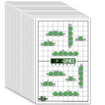 EZ2C Games Style RD09 Shooting Target - Sink The Boats Paper Targets for Shooting Range 11x17 Fun Gun Range Targets for Shooting (Tear-Off Pad 25)