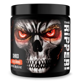 JNX SPORTS The Ripper! Shredding Thermogenic Fat Burner - Blood Orange 30 Servings | Advanced Fast Acting Thermogenic Pre-Workout, Appetite Suppressant, Extreme Energy for Men & Women