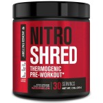 Jacked Factory NITROSURGE Shred Pre Workout Supplement - Energy Booster, Instant Strength Gains, Sharp Focus, Powerful Pumps - Nitric Oxide Booster & PreWorkout Powder - 30Sv, Watermelon