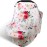 Rquite All-in-1 Car Seat Cover Baby, Carseat Covers for Girl Boy, Stretchy Soft Infant Car Seat Cover, Multi-use Baby Carrier Cover, Car Seat Canopy, Stroller Sun Shade, Nursing Breastfeeding Cover