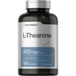 Horbach L-Theanine 400mg | 400 Capsules | High Potency Supplement | Non-GMO & Gluten Free