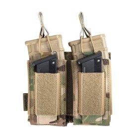 EXCELLENT ELITE SPANKER Open-Top Single/Double/Triple Molle Mag Pouch for M4 M14 M16 AK AR Elastic Rifle Magazines for Pistol Mag Pouch(Multicam)