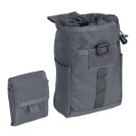EXCELLENT ELITE SPANKER Molle Dump Pouch Drawstring Magazine Utility Pouch Folding Dump Pouch Waist Bag(Grey)
