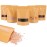 Moretoes 72pcs Stand Up Pouch Bags, 7x10 Inches Kraft Paper Ziplock Bags with Window,Resealable Pouches for Coffee, Applicable to Home or Business for Packaging