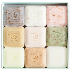 Pre de Provence Luxury Box of Guest Gift Soap (Set of 9) - Assorted,9 Count (Pack of 1)