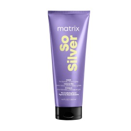 Matrix So Silver Toning Purple Hair Mask | Deep Conditioning | Repairs Damaged Blonde & Silver Hair | Neutralizes Yellow Tones | For Color Treated or Bleached Hair | Packaging May Vary | Vegan