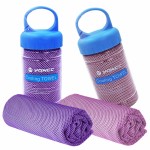 YQXCC Cooling Towel | 2 Pack 47x12 | Ice Cool for Neck | Soft Breathable Microfiber Chilly | for Yoga, Golf, Gym, Camping, Running, Workout & More Activities