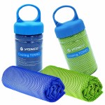 YQXCC Cooling Towel | 2 Pack 47x12 | Ice Cool for Neck | Soft Breathable Microfiber Chilly | for Yoga, Golf, Gym, Camping, Running, Workout & More Activities