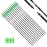 TIGER ARCHERY 30Inch Carbon Arrow Practice Hunting Arrows with Removable Tips for Compound & Recurve Bow(Pack of 12) (Green White)