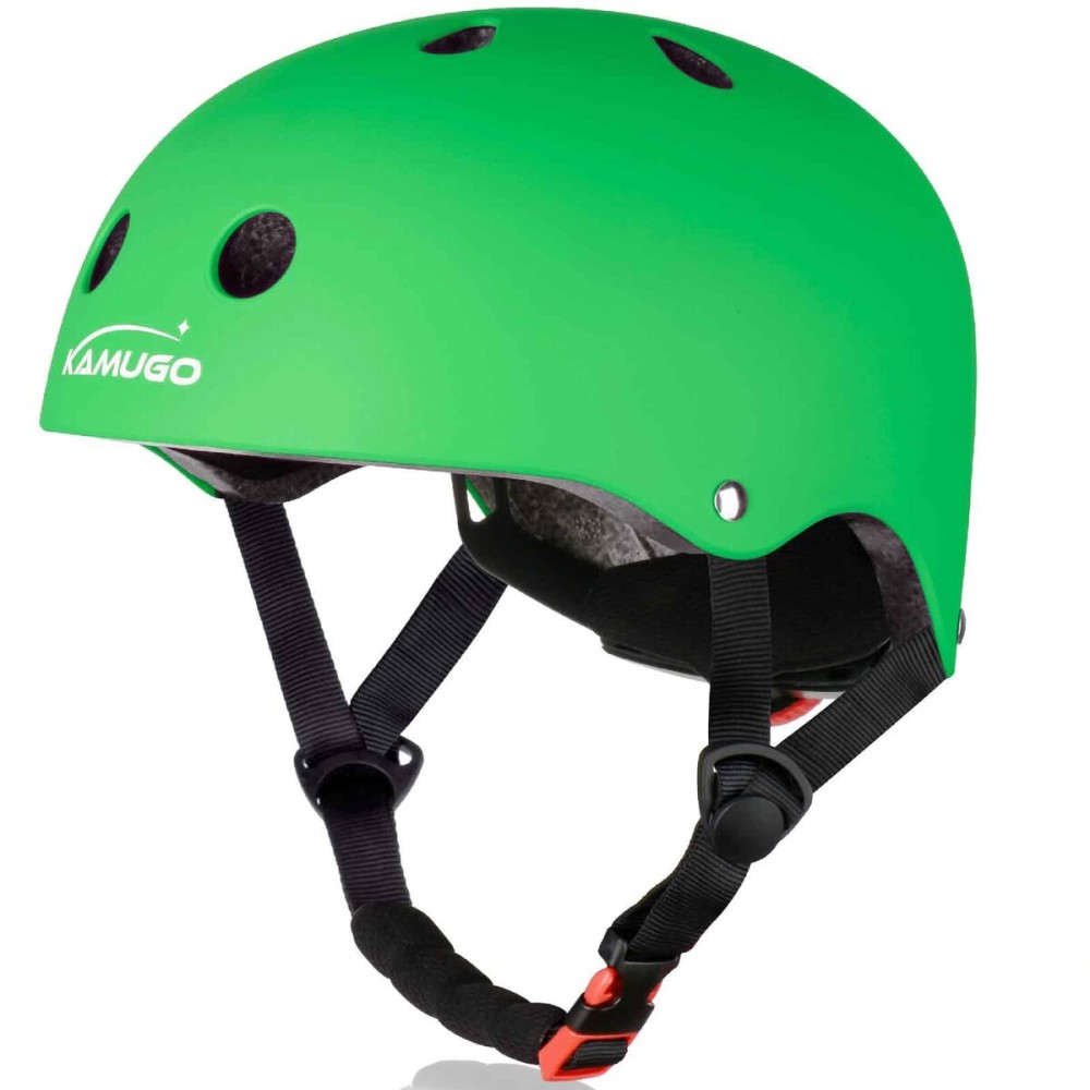 KAMUGO Kids Adjustable Helmet, Suitable for Toddler Kids Ages 2-8 Boys Girls, Multi-Sport Safety Cycling Skating Scooter Helmet (Mint Green, Small)