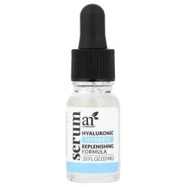 ArtNaturals Hyaluronic Acid Serum - Anti- Aging Facial Serum, Natural Moisturizer w/Vitamin C Serum & Vitamin E - for Skin Care - Reduce Wrinkles & Dark Spots (0.33 Fl Oz (Pack of 1))