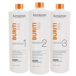 Brazilian Keratin Treatment 34fl.oz/1L Tratamiento de Keratina Brasilera Importada KIT w/ pumps Buriti Liss by KERAZON