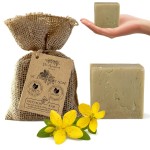 Dr.Ancient Kantaron St. Johns Wort Soap Bar, Organic Soap Bars Handcrafted the Traditional Way, Natural Chemical-Free, Vegan, Used for Face Wash, Body Wash, Hand Cleansing and Skin Care