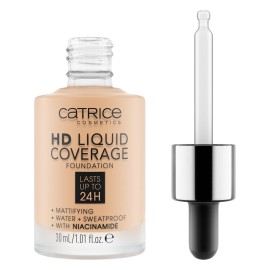 Catrice | HD Liquid Coverage Foundation | Flawless, High Coverage | Vegan & Cruelty Free (008 | Fair Beige)