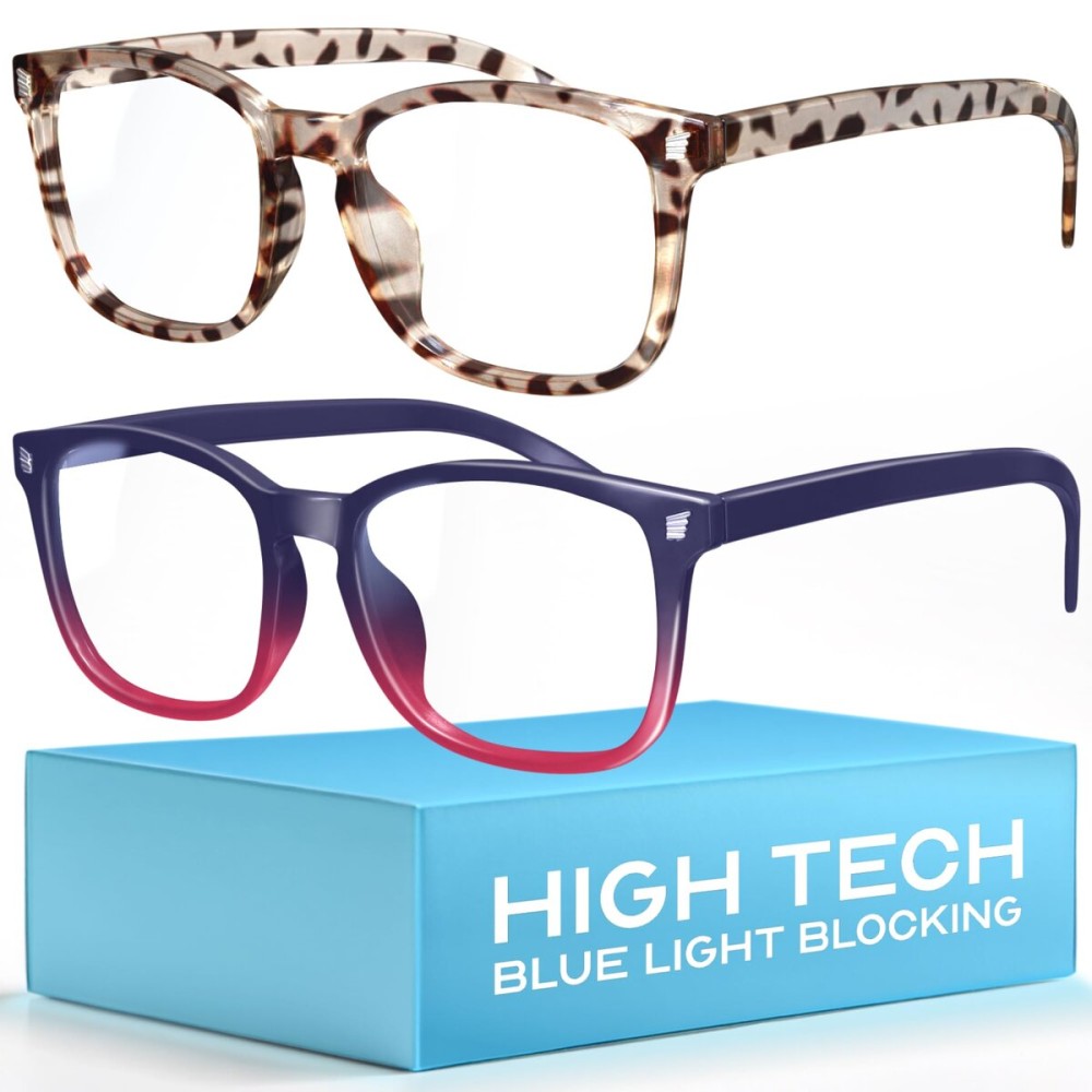 livho High Tech Blue Light Glasses - Advanced Blue Light Blocking Computer Glasses - Screen Fatigue & UV Protection