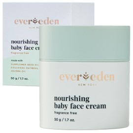 Evereden Nourishing Baby Face Cream 1.7 oz. | Non-Toxic and Fragrance-Free Face Lotion | Rich, Non-Greasy Baby Moisturizing Cream | Face Moisturizer with Clean Ingredients