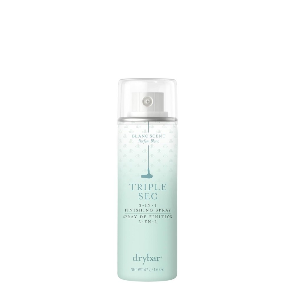 Drybar Triple Sec 3-in-1 Finishing Spray - Travel Size, Blanc Scent | Adds Texture, Amplifies and Refreshes Hair for Fuller Styles & Absorbs Light Oils, All Hair Types