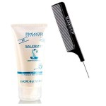Salerm Cosmetics 21 LEAVE-IN Conditioner, B5 Provitamin Lipsomes & Silk Protein (with Sleek Steel Pin Tail Comb) Salerm 21 LeaveIn Leave In Conditioner Hair Cream (1.73 oz - mini travel size)