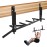 Yes4All Heavy Duty Wall Mounted Pull Up Bar - Multi-Grip Ceiling/Joist Mount Chin-Up Bar for Home Gym Strength Training, 300 lb Capacity, 5 Grip, Steel, Joist Mount, Black