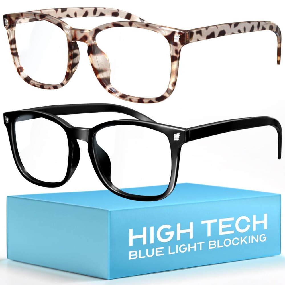 livho High Tech Blue Light Glasses - Advanced Blue Light Blocking Computer Glasses - Screen Fatigue & UV Protection