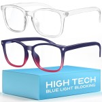 livho High Tech Blue Light Glasses - Advanced Blue Light Blocking Computer Glasses - Screen Fatigue & UV Protection