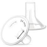 Maymom MyFit Classic 24mm Shield Compatible w Maymom Widemouth Connector Not Original Spectra S2 Accessories Spectra S1 Not Original Spectra Pump Parts Spectra Flange