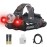 BORUIT RJ-3000 LED Rechargeable Headlamp,3 Modes White and Red LED Hunting Headlamps,Super Bright Tactical Flashlight Red Light Head Lamp for Running Camping Hiking Fishing