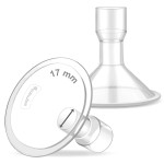 Maymom MyFit 17mm Shield (2pc), Does NOT Include Maymom Wide-Mouth Connector, Compatible with Spectra S2 Accessories Spectra S1 Not Original Spectra Pump Parts Spectra Flange