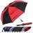 G4Free 62inch Portable Golf Umbrella Automatic Open Large Oversize Vented Double Canopy Windproof Waterproof Sport Umbrellas(Red/Black)