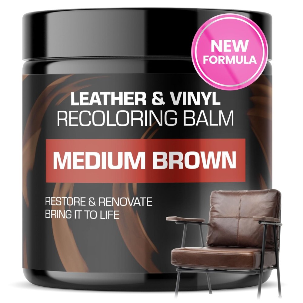 Leather Recoloring Balm, Color Restorer, Scratch Remover, Couch Paint and Repair, Leather Balm for Couches