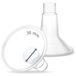 Maymom MyFit Classic 30mm Shield Compatible w Maymom Widemouth Connector Not Original Spectra S2 Accessories Spectra S1 Not Original Spectra Pump Parts Spectra Flange