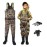 HISEA Kids Chest Waders for Toddler & Children, Youth Neoprene Waterproof Hunting Fishing Wader with Insulated Boots Boy Girl