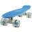 Skateboards Blue Kids Mini 22 inch Cruiser Beginner Skateboard Boys Board for Girl Youth Children Toddler Teenagers Adults Birthday (Blue)