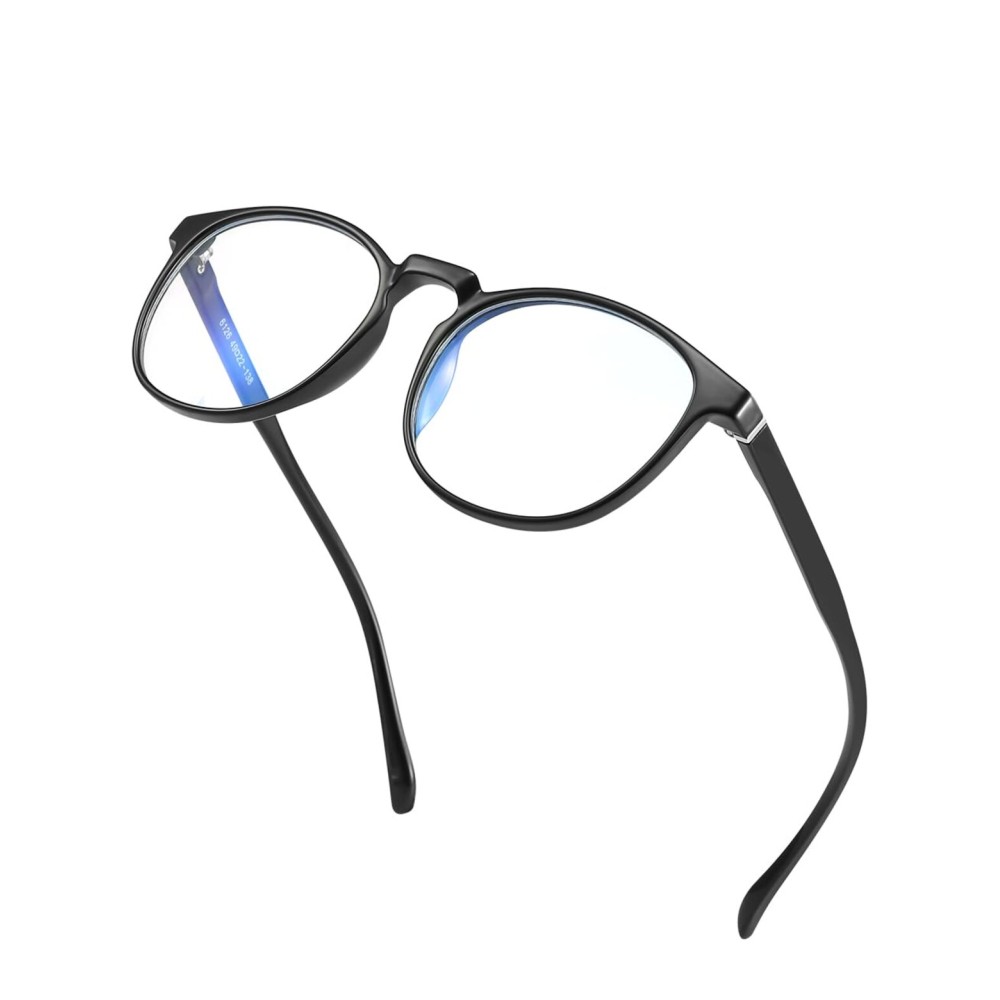 CNLO Blue light blocking Glasses,Computer Gaming Glasses,TV GlassesFor UV Protection,Anti Eyestrain,Lightweight Frame Eyewear,Opaque Men/Women(BLACK)
