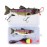 Robotic Swimming Fishing Electric Lures 5.12 USB Rechargeable LED Light Wobbler Multi Jointed Swimbaits Hard Lures Fishing Tackle (Rainbow Shad)
