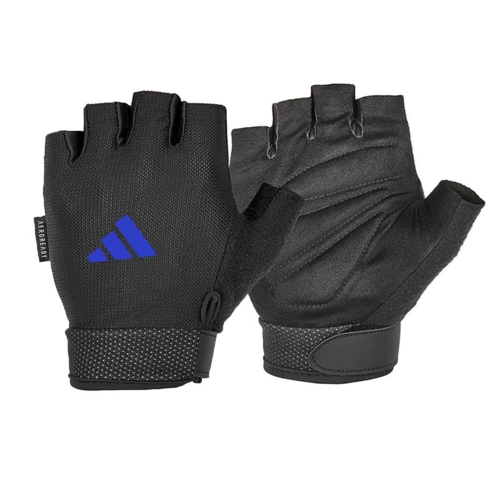 adidas Essential Adjustable Gloves (Blue, Large)