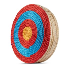 KAINOKAI Traditional Hand-Made Straw Archery Target,Arrow Target for Recurve Bow Longbow or Compound Bow(22in / 7 Layers)