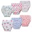 6 Pack Potty Training Pants for Boys Girls, Learning Designs Training Underwear Pants(3-4T)