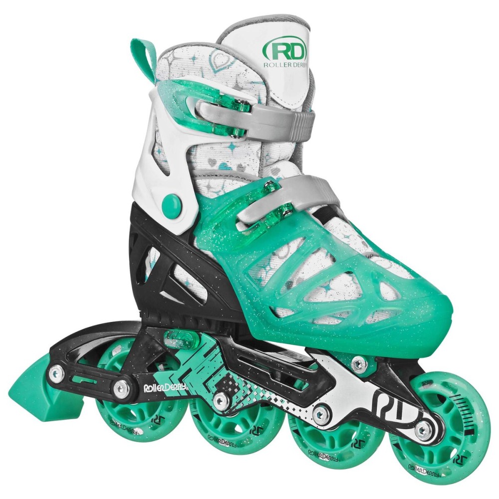 Roller Derby Tracer Adjustable Inline Skates for Boys, Girls, Kids, Beginners