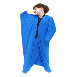 SANHO Dynamic Movement Sensory Sock Body Sock,Small,3-5 Years, 40 H x 27 W,Good for Height:30-41,Updated Version,Blue